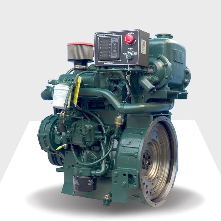 Chinese 2 Cylinder Marine Engine with Gearbox Transmission Ranging From 40HP to 400HP for Machinery Engines